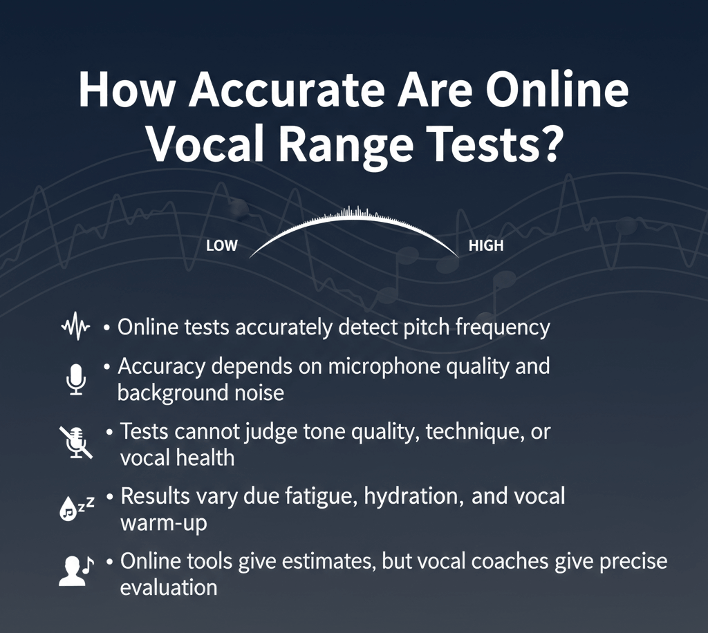 How Accurate Are Online Vocal Range Test